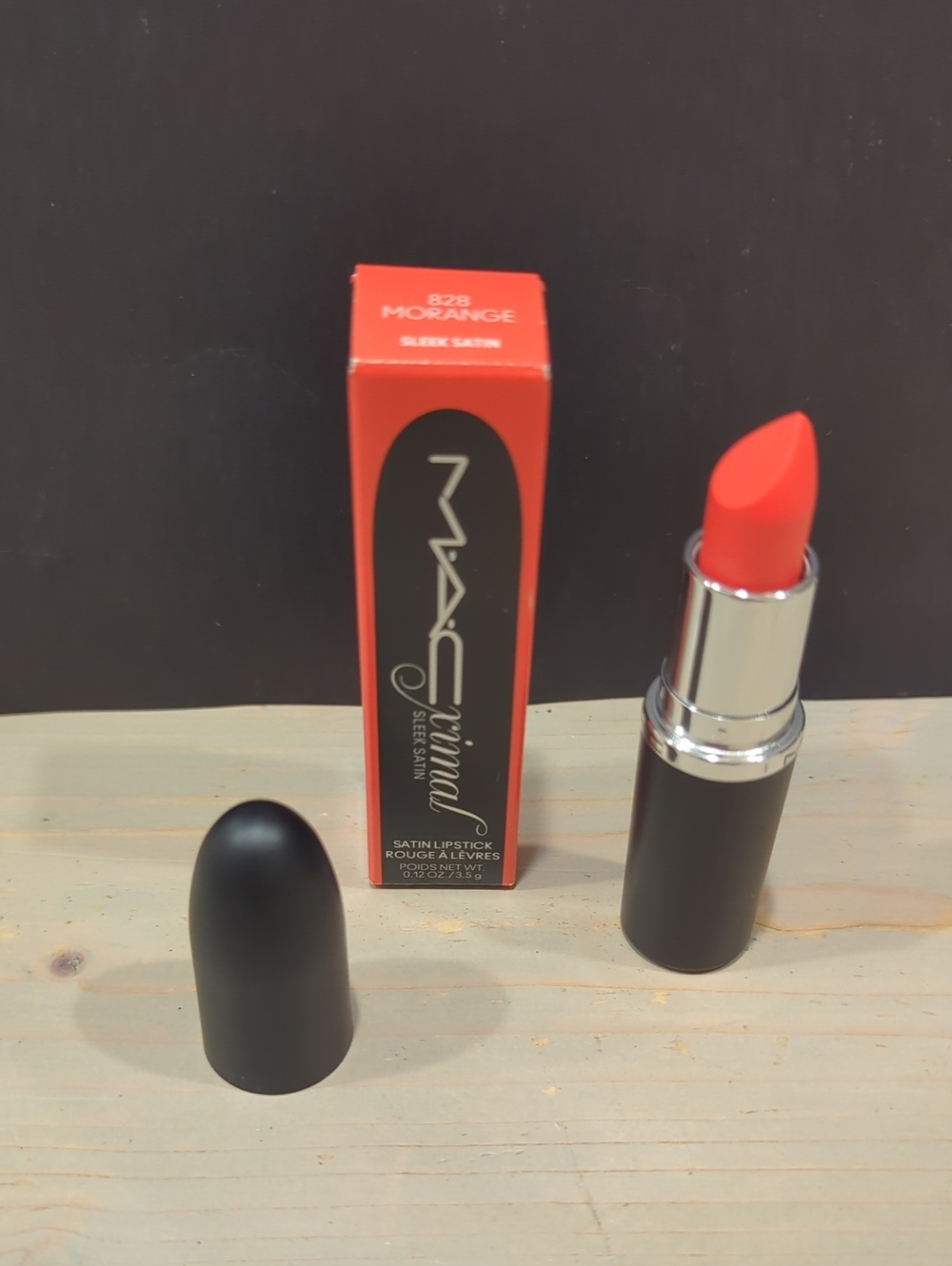 MAC Satin Lipstick 828 Morange